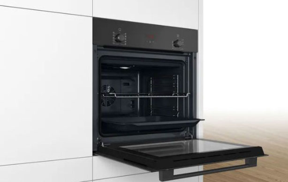 Lò nướng âm tủ Bosch HBF512BB1T Series 2 60 x 60 cm Màu đen