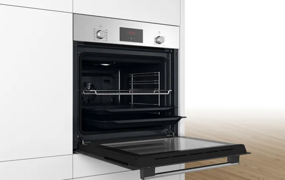 Lò nướng âm tủ Bosch HBF512BS1T Series 2 60 x 60 cm Thép không gỉ
