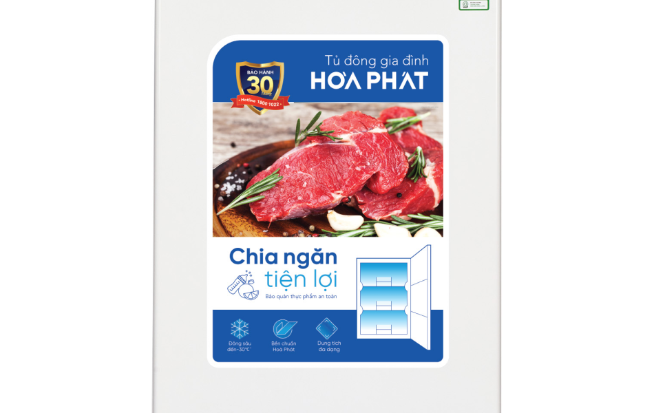 Tủ đông đứng Hòa Phát 106 lít HPF UAH6106