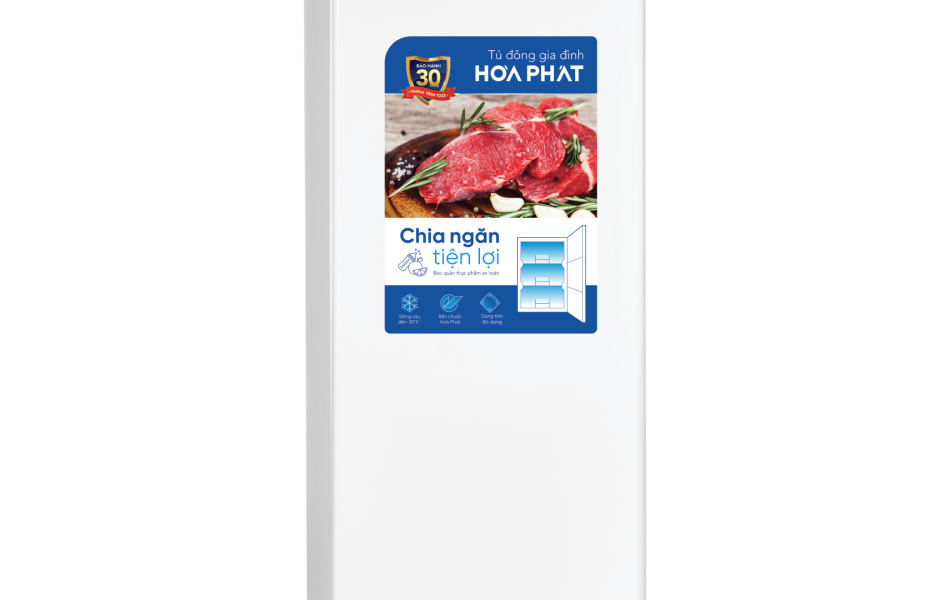 Tủ đông đứng Hòa Phát 208 lít HPF UAH6208