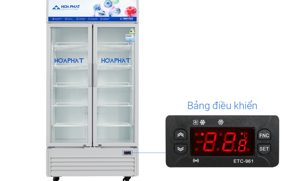 Tủ mát Hòa Phát 812 lít HSR D6812