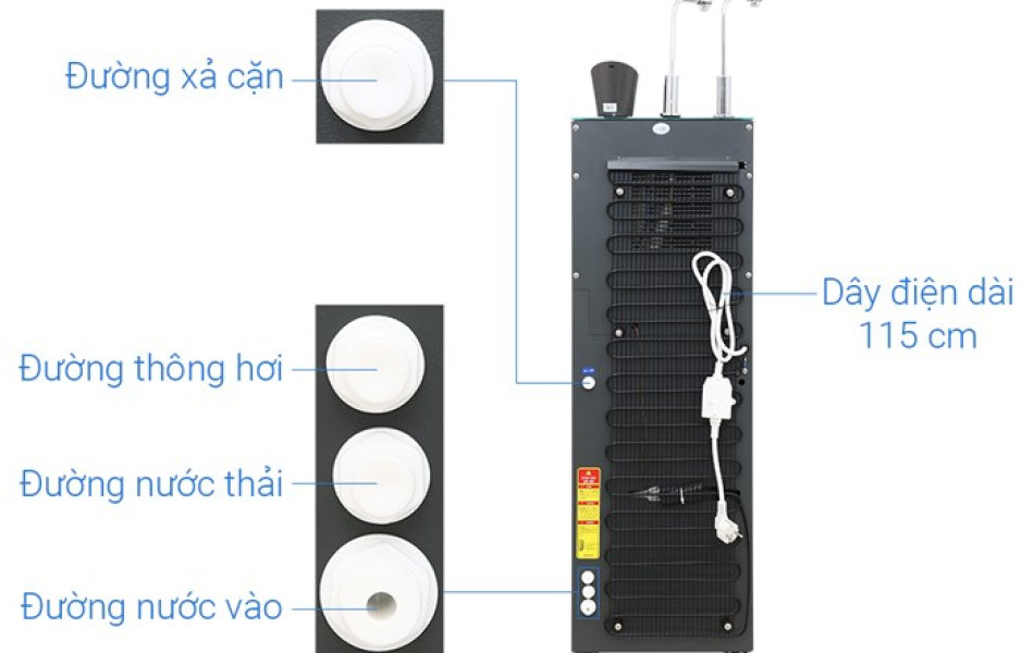 Máy lọc nước RO nóng nguội lạnh Karofi KAD-N91