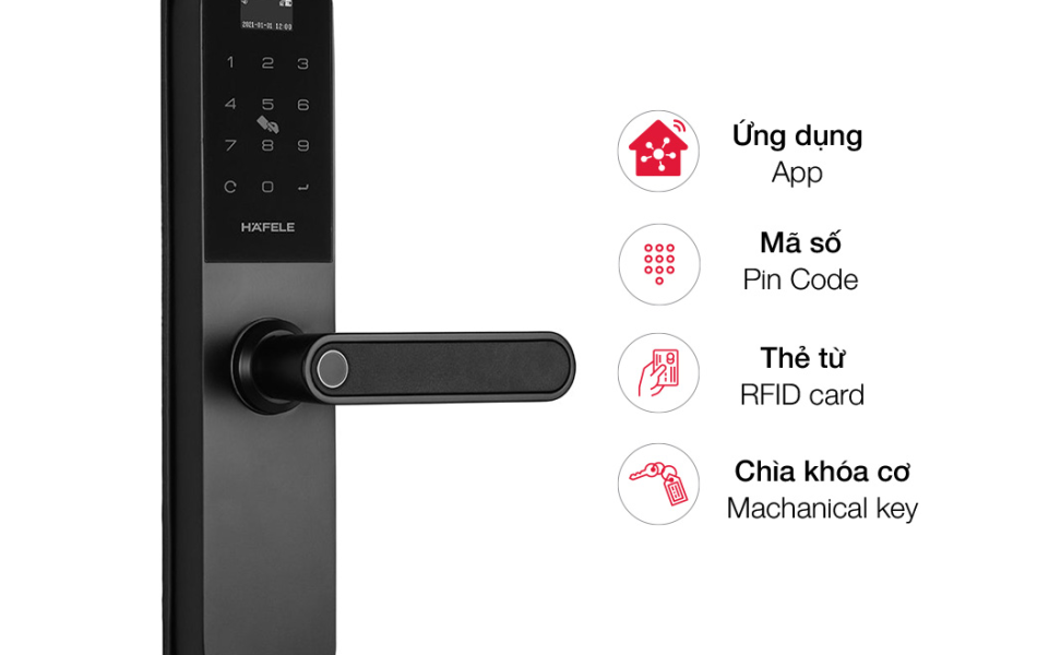 Khóa điện tử Hafele DL6000 - 912.20.581