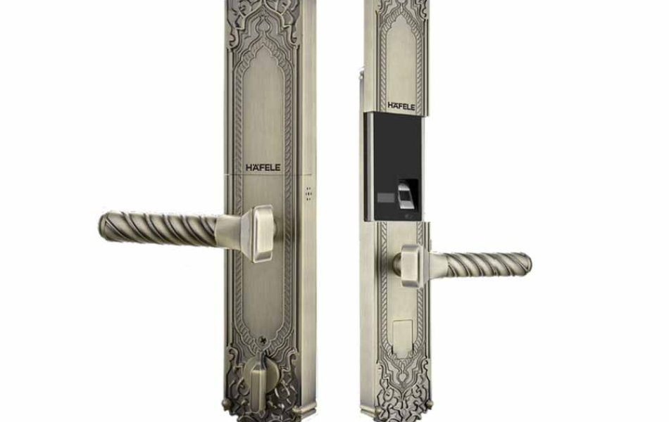 Khóa điện tử Hafele EL10K (912.05.317) - Màu vàng