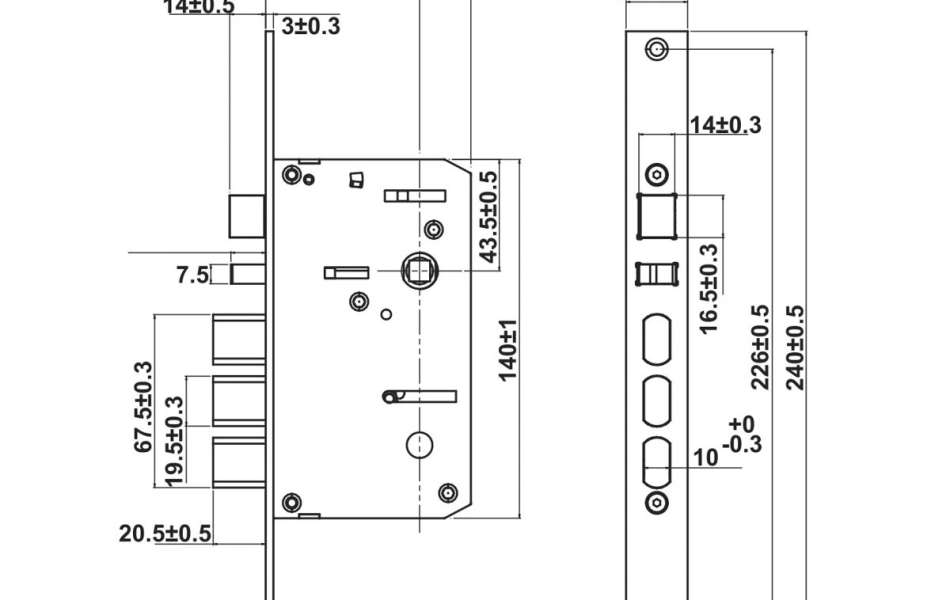 Khóa điện tử Hafele Zenith ML2501W 499.21.225
