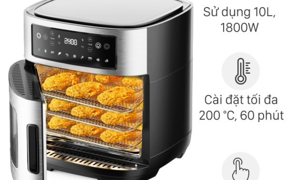 Lò chiên không dầu 12 lít Kangaroo KG12AF1A