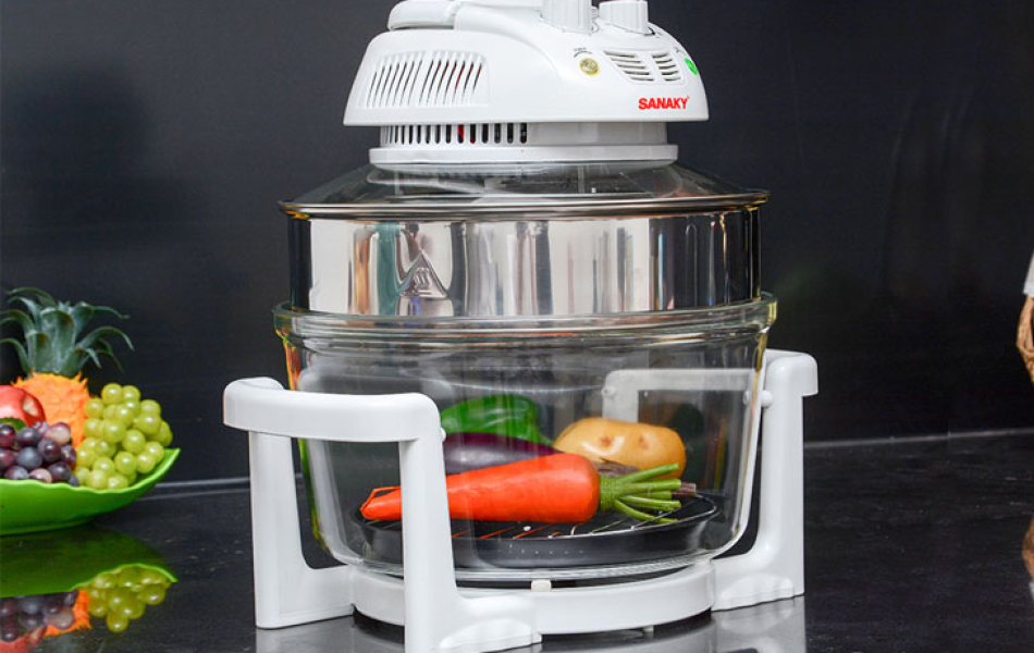 Lò nướng thủy tinh Sanaky 15 Lít VH-158T