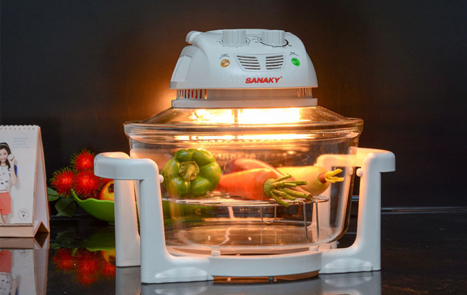 Lò nướng thủy tinh Sanaky 15 Lít VH-158T