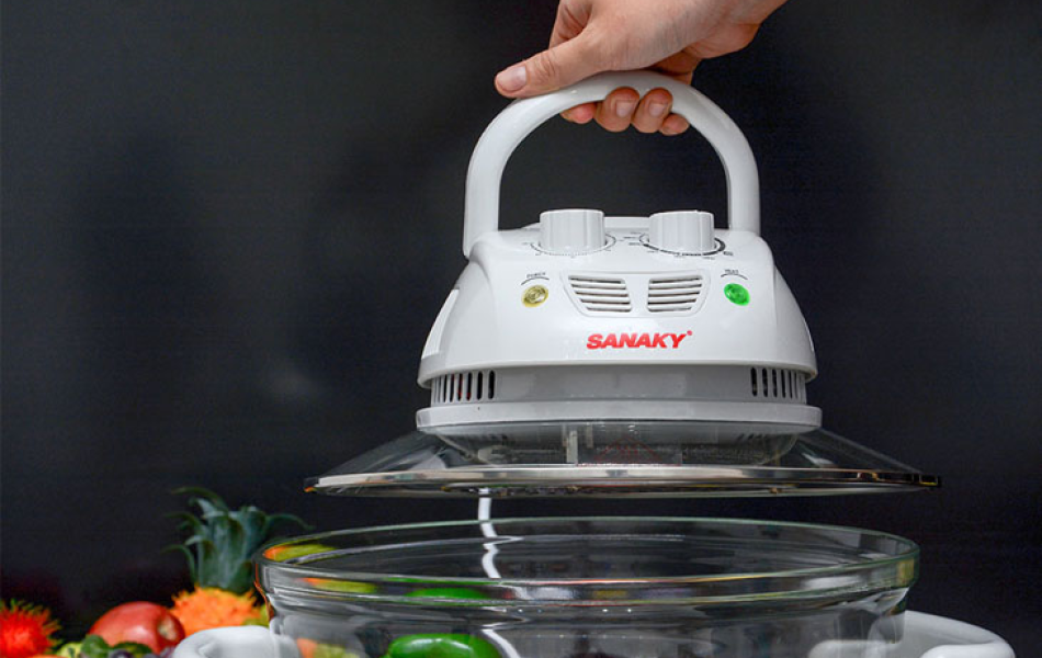 Lò nướng thủy tinh Sanaky 15 Lít VH-158T
