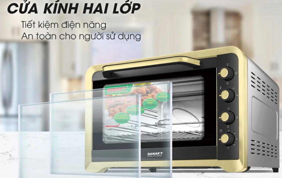 Lò Nướng Sanaky VH-129N2D 120 Lít