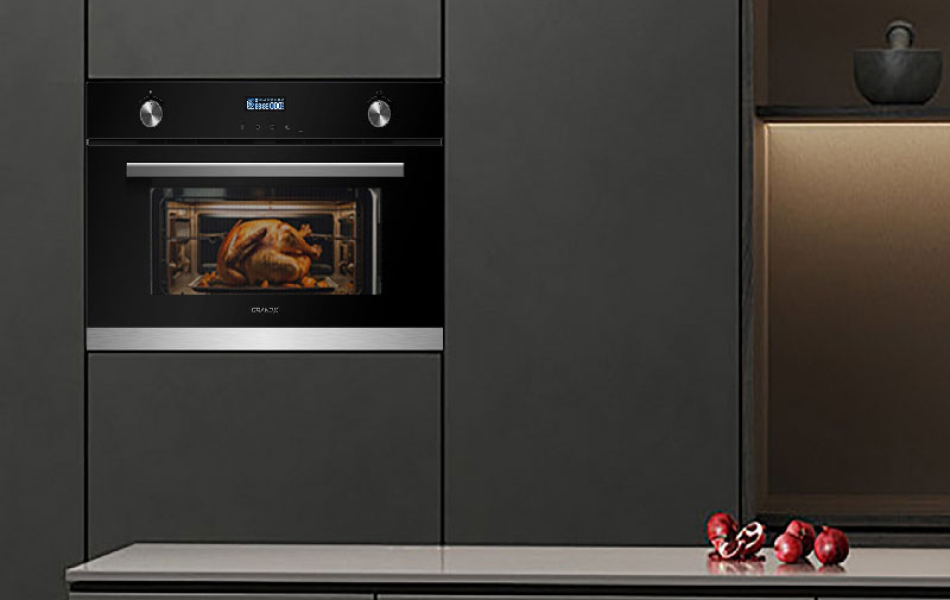 Lò nướng tích hợp lò vi sóng âm tủ GrandX GX38MW6