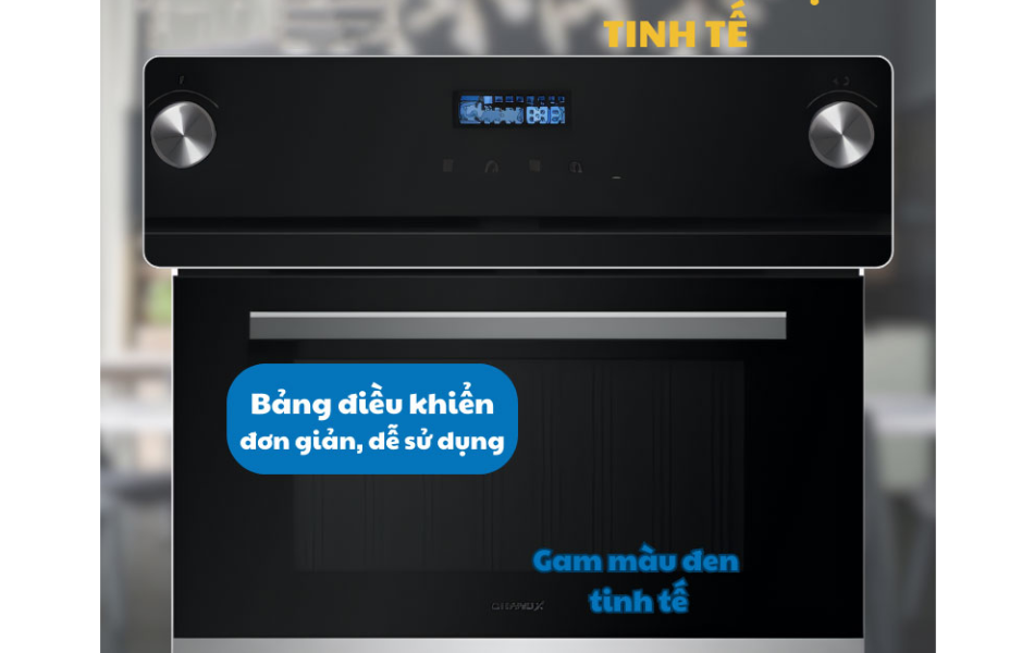 Lò nướng tích hợp lò vi sóng âm tủ GrandX GX38MW6
