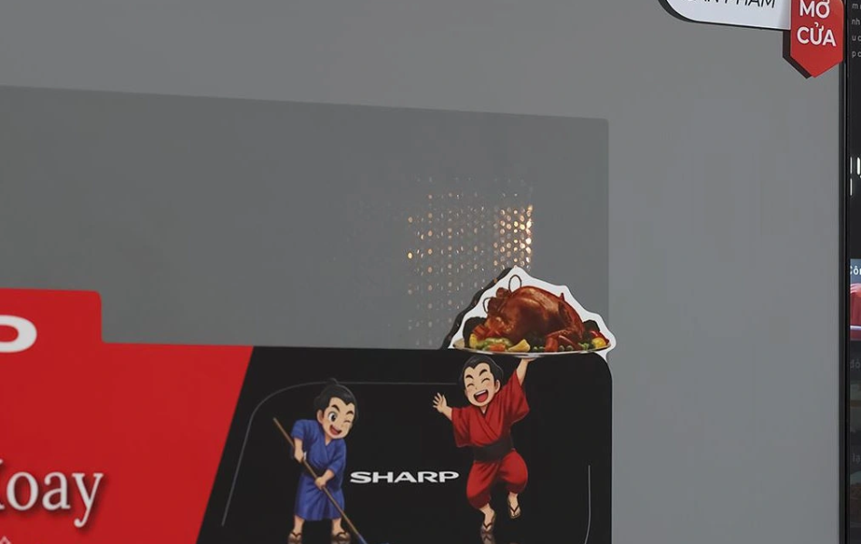 Lò vi sóng có nướng Sharp R-G2545FBC-BK 25 lít