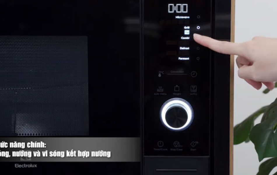 Lò vi sóng kết hợp nướng Electrolux EMSB30XCF 30 lít