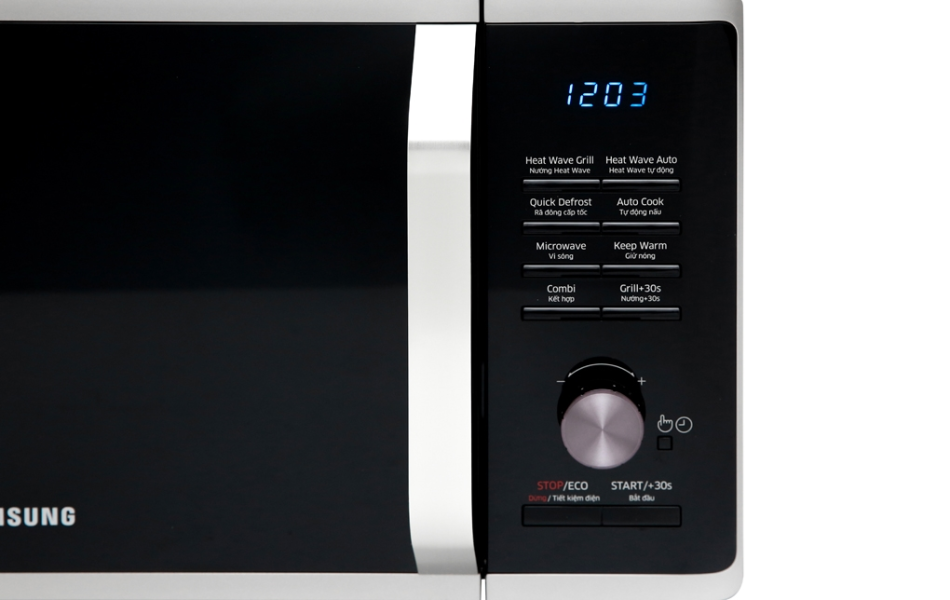 Lò vi sóng Samsung có nướng MG23K3575AS/SV 23 lít