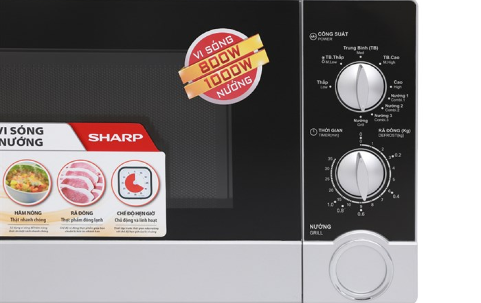 Lò vi sóng cơ có nướng Sharp R-G302VN-S