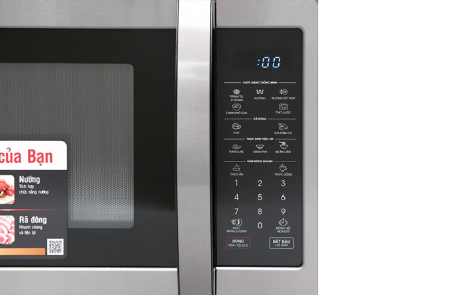 LÒ VI SÓNG ĐIỆN TỬ CÓ NƯỚNG SHARP R-G728XVN-BST