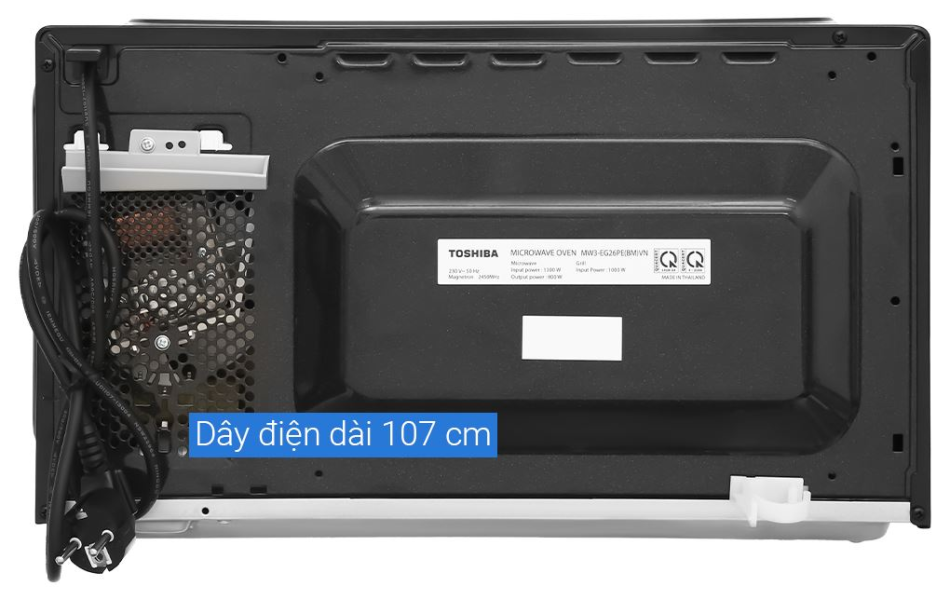 Lò vi sóng mặt gương có nướng Toshiba MW3-EG26PE(BM)VN - 26 lít