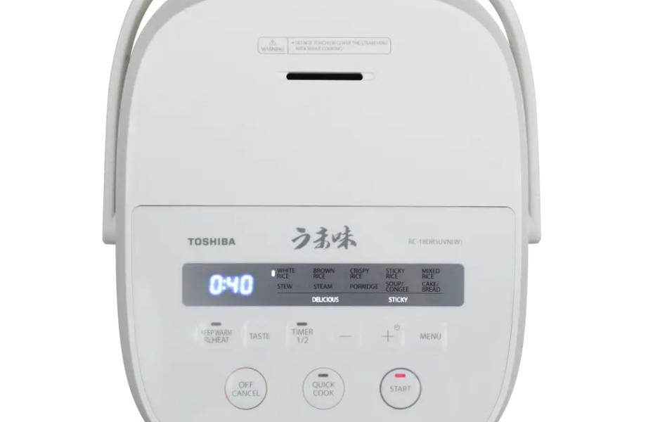 Nồi cơm điện tử Toshiba 1.8 lít RC-18DR5UVN(W/H)