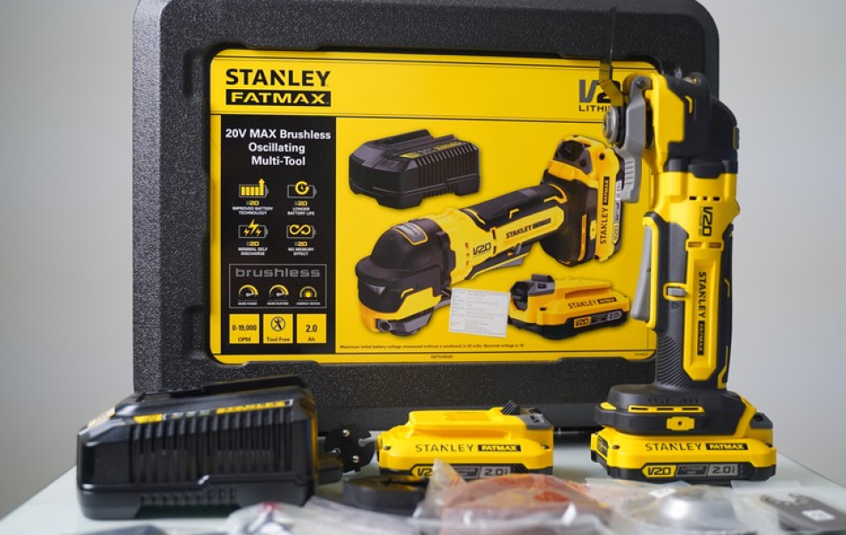 Máy cắt rung cầm tay dùng pin 20V Max Stanley SBT510D2K-KR (2 pin 2.0AH + sạc)