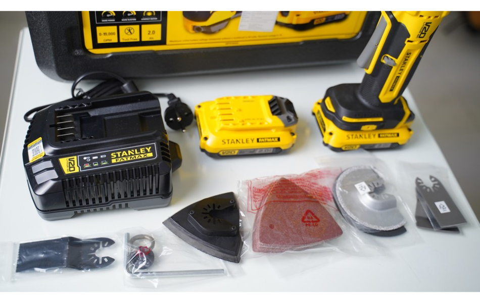 Máy cắt rung cầm tay dùng pin 20V Max Stanley SBT510D2K-KR (2 pin 2.0AH + sạc)