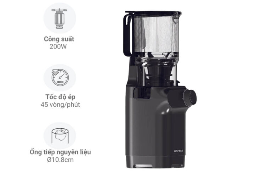 Máy ép chậm Hafele HS-J108SG (535.43.397)