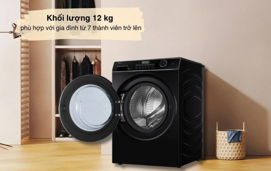 Máy giặt Aqua Inverter 12 kg AW12-BP4959U1K(B)