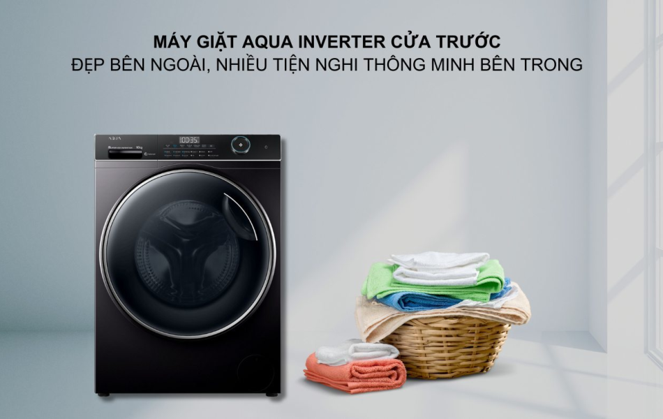 Máy giặt Aqua Inverter 10kg Aw10-B4959U1KB