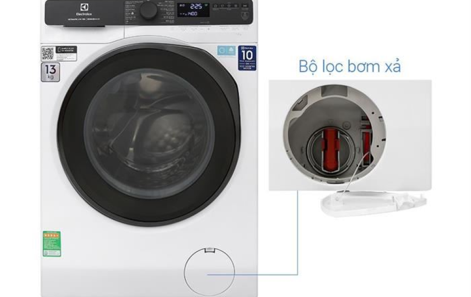 Máy giặt lồng ngang Electrolux Inverter 13kg EWF1343R7WC