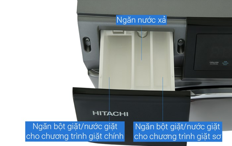 Máy giặt Hitachi Inverter 10.5 kg BD-1054HVOS