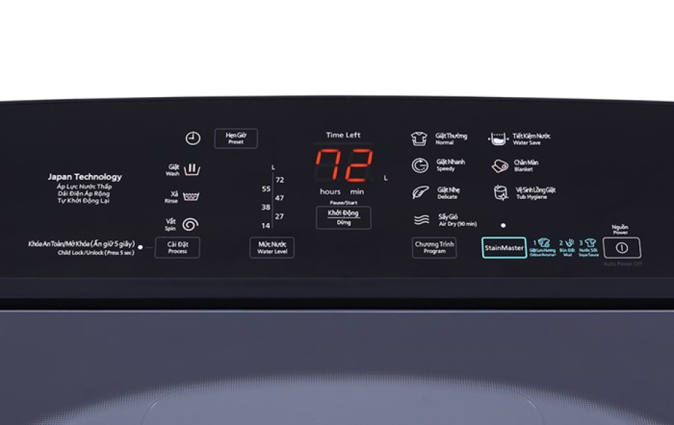 Máy giặt lồng đứng Panasonic 10kg NA-F10S10BRV