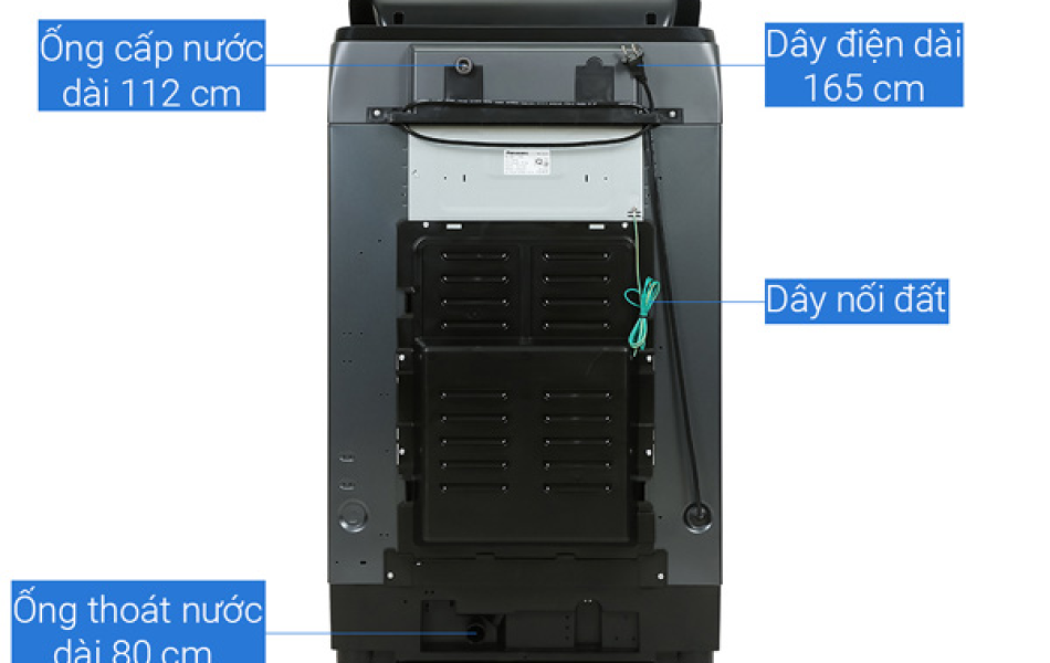 Máy giặt lồng đứng Panasonic Inverter 16 kg NA-FD16V1BRV