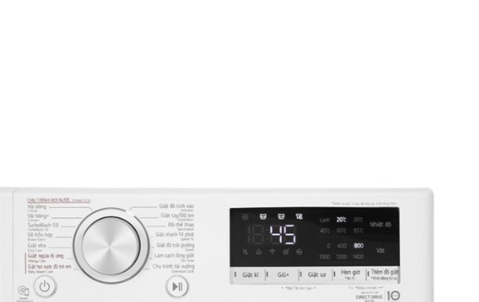 Máy giặt lồng ngang LG AI DD Inverter 10kg FV1410S4W1