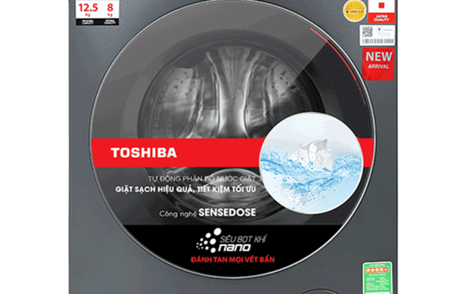 Máy giặt sấy Toshiba | TWD-BM135GF4V(MG) 12.5 kg