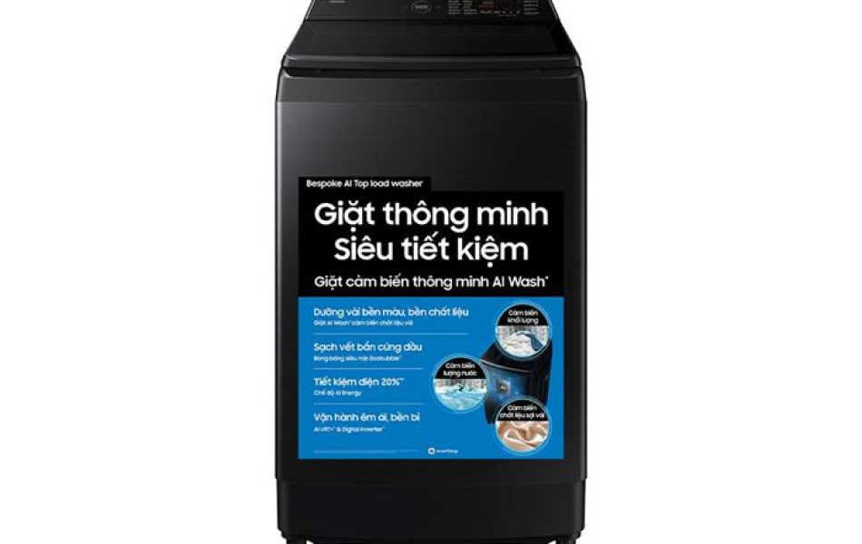 Máy giặt Bespoke Samsung Ecobubble Inverter 15Kg WA80F15S5CSV