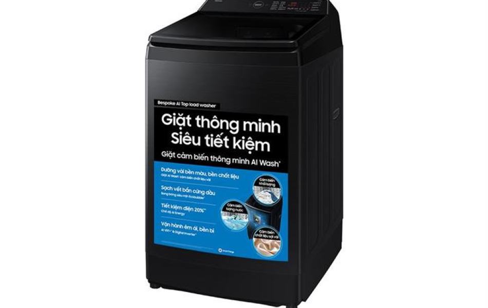 Máy giặt Bespoke Samsung Ecobubble Inverter 15Kg WA80F15S5CSV