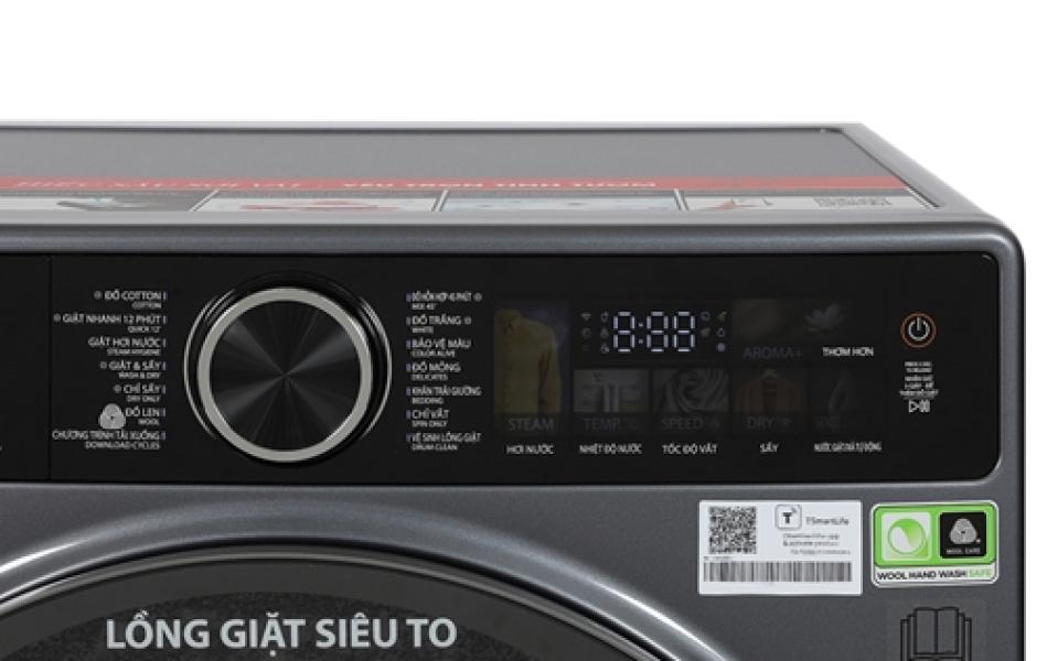 Máy giặt sấy Toshiba Inverter giặt 10.5 kg - sấy 7 kg TWD-T21BU115UWV(MG)