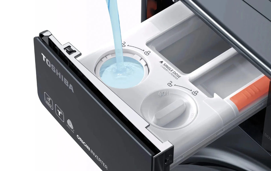 Máy giặt sấy Toshiba Inverter TWD-T25BZP140MWV(MG) (sấy 8kg, giặt 13kg)