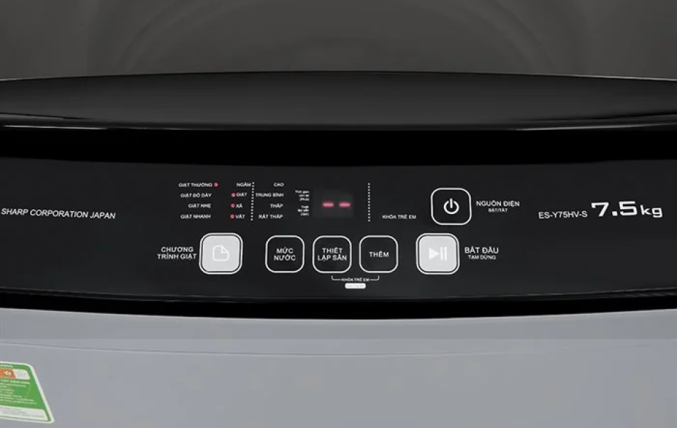 Máy giặt Sharp 7.5kg ES-Y75HV-S