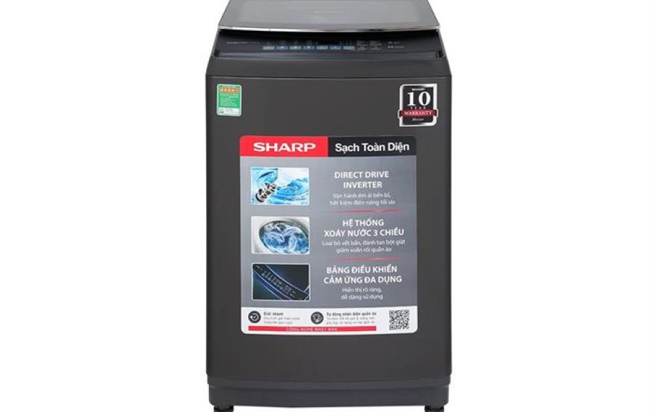  Máy giặt cửa trên 13kg Sharp ES-TM130CD-DS