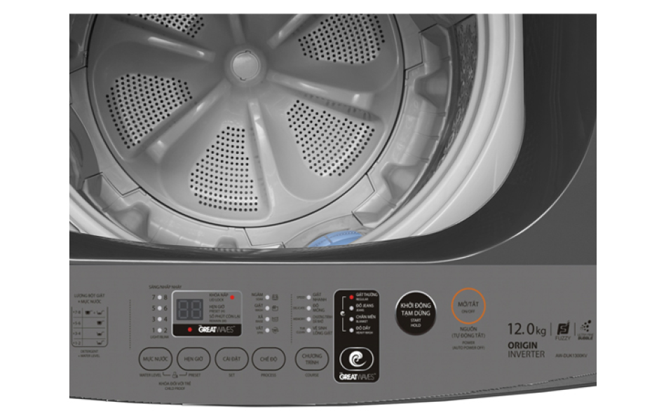 Máy giặt Toshiba Inverter 12kg AW-DK1300KV(SG)