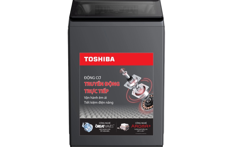Máy giặt Toshiba Inverter 13kg AW-T26D1400TV(MG) Mới