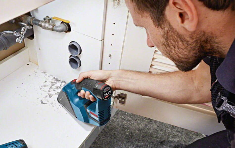 Máy hút bụi dùng pin Bosch GAS 12V-LI 06019E3081 (chưa pin, sạc)