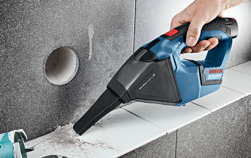 Máy hút bụi dùng pin Bosch GAS 12V-LI 06019E3081 (chưa pin, sạc)