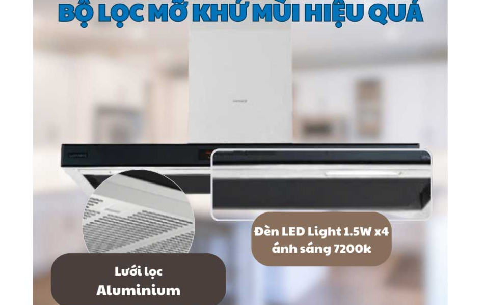 Máy hút mùi GrandX GX H90IL89