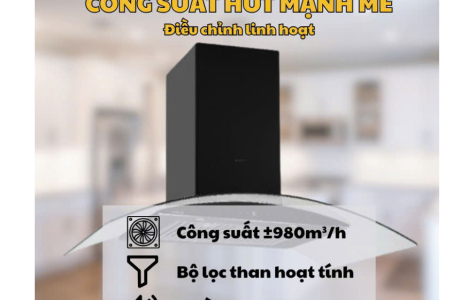 Máy hút mùi kính cong GrandX GX H70C55B