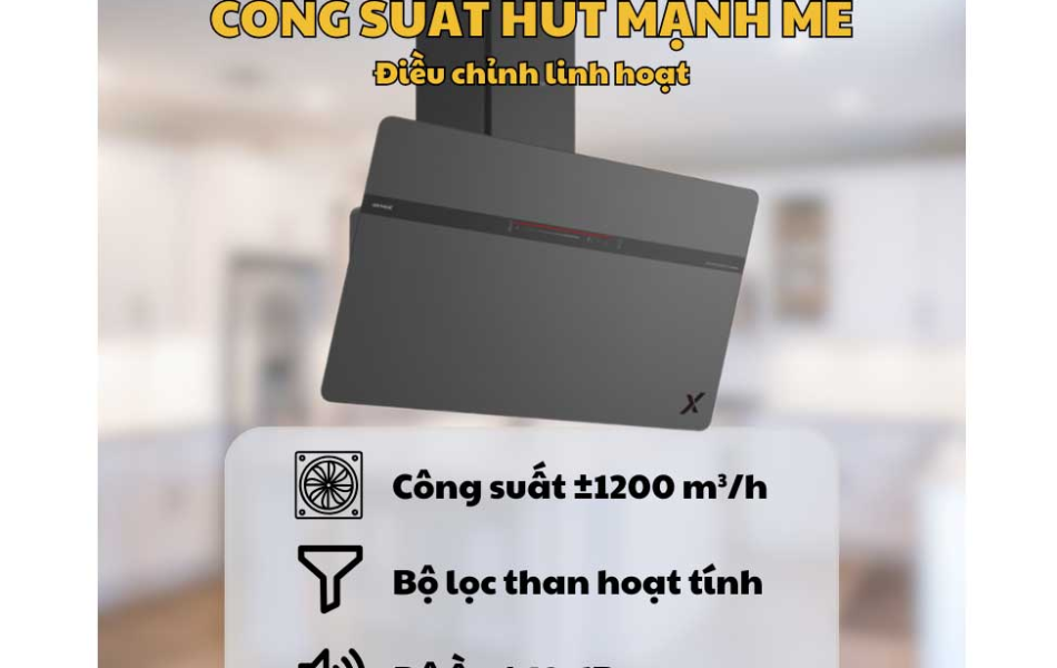 Máy hút mùi vát GrandX GX H90S86G