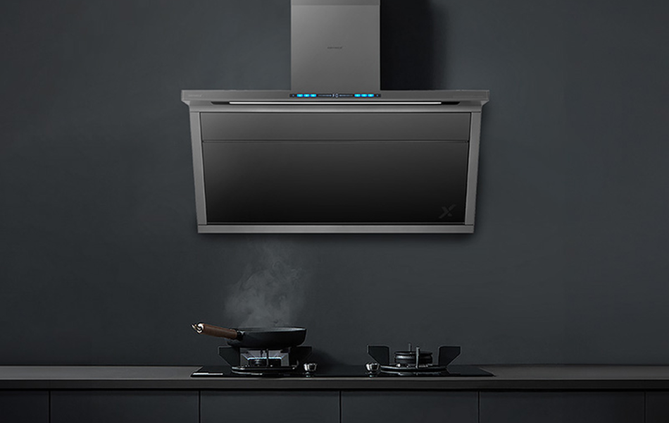 Máy hút mùi vát tự động mở cửa GrandX GX H90T88G