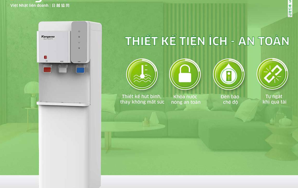 Máy làm nóng lạnh nước uống Kangaroo KG63A3