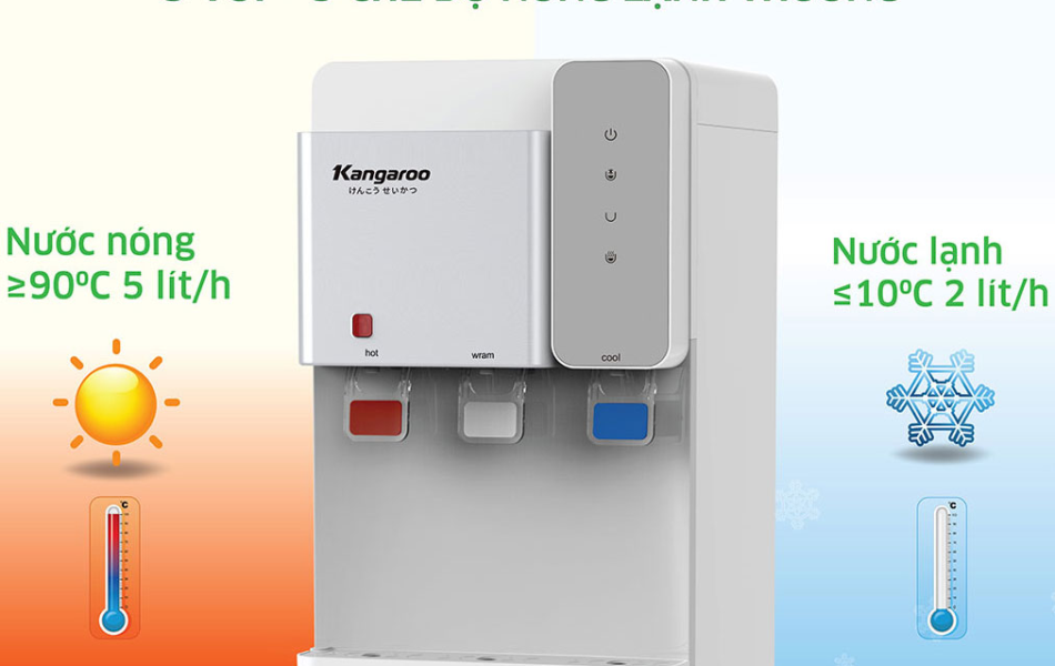 Máy làm nóng lạnh nước uống Kangaroo KG63A3